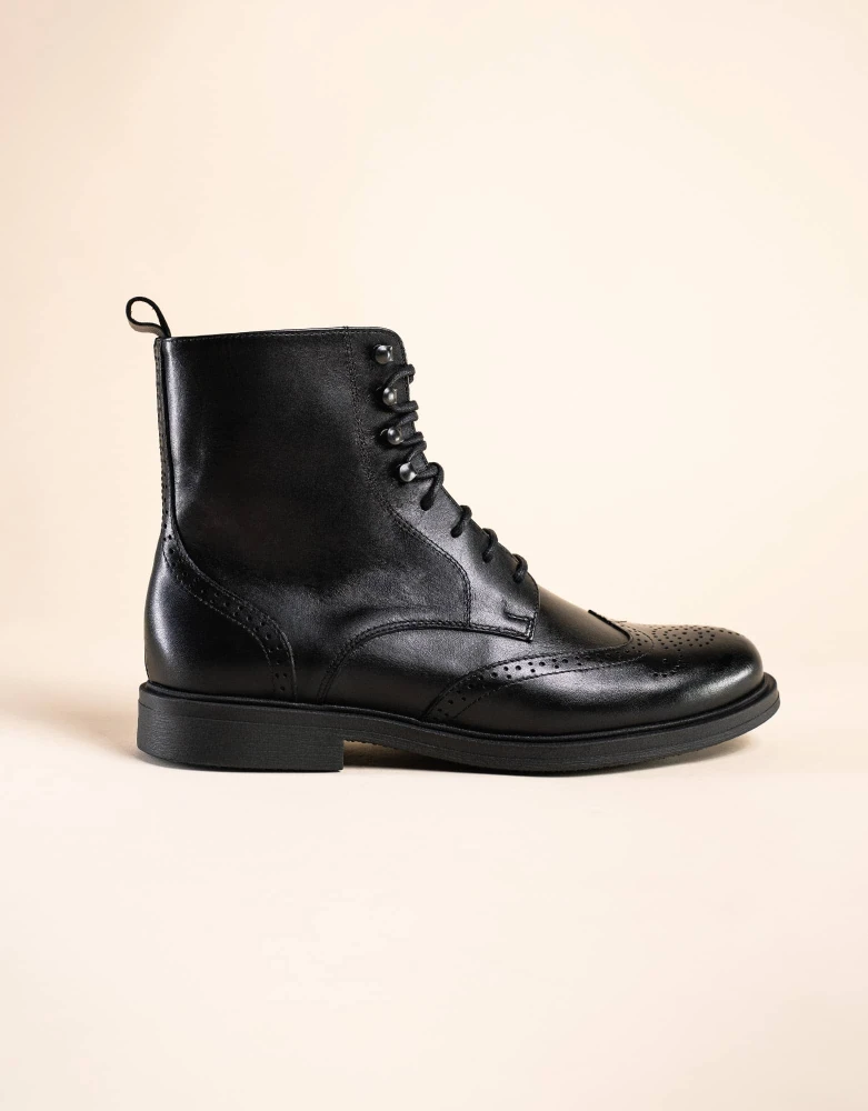 Brogue Boots - Trzewiki Czarne - Dandycore x CLUE [PREORDER]